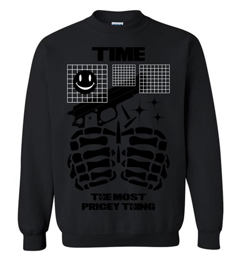 Inktee Store - Time The Most Pricey Thing Sweatshirt Image