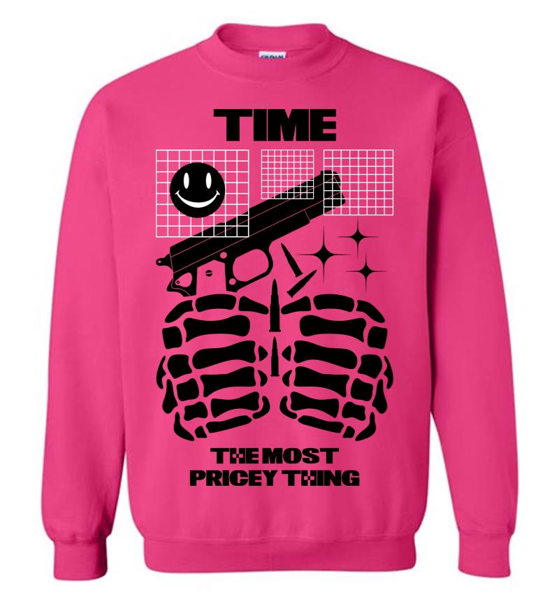 Inktee Store - Time The Most Pricey Thing Sweatshirt Image