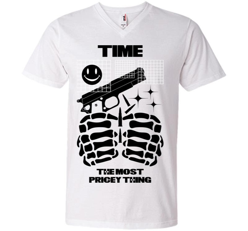 Time the Most Pricey Thing V-neck T-shirt