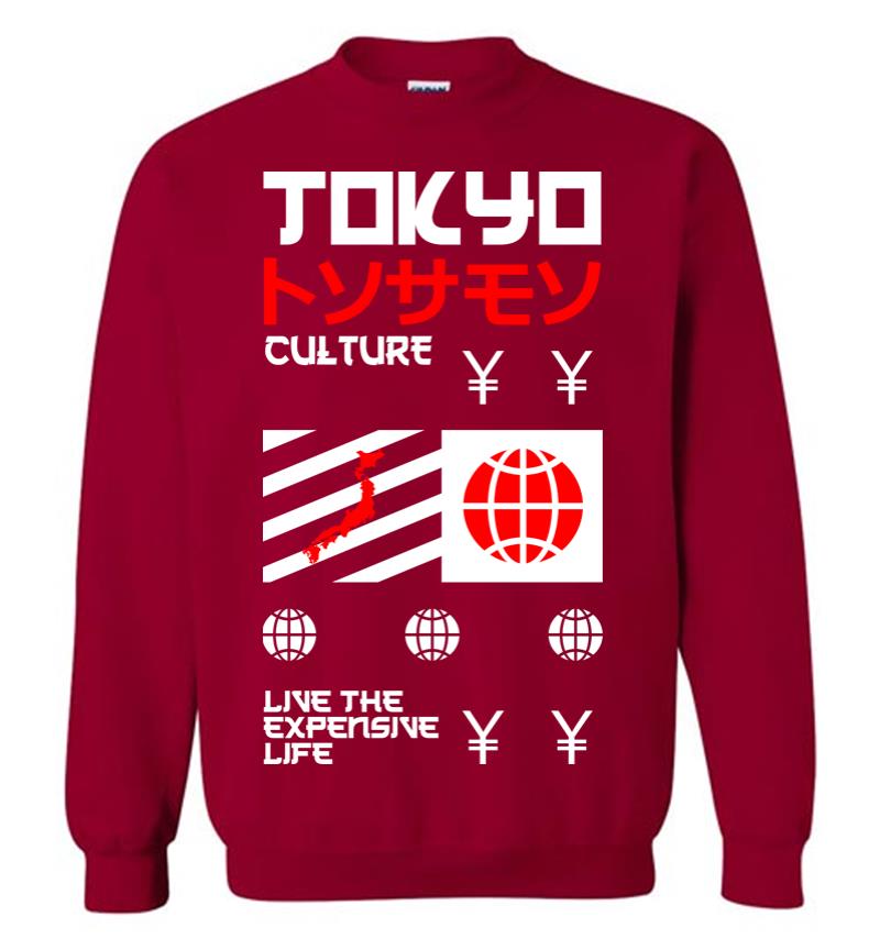 Inktee Store - Tokyo Culture Live The Expensive Life Sweatshirt Image