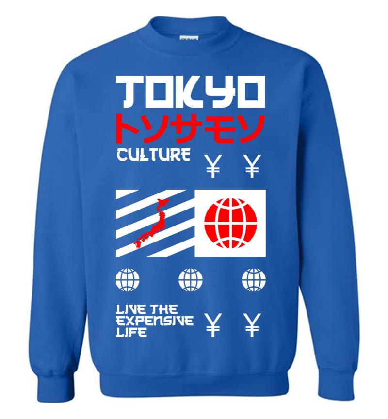 Inktee Store - Tokyo Culture Live The Expensive Life Sweatshirt Image