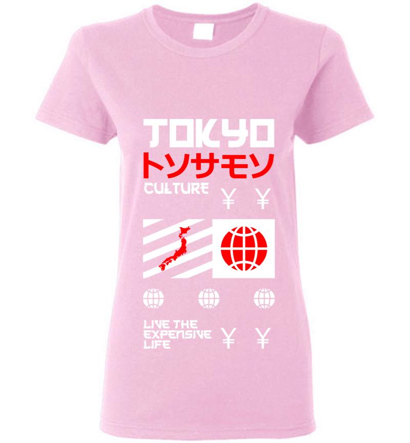 Inktee Store - Tokyo Culture Live The Expensive Life Women T-Shirt Image