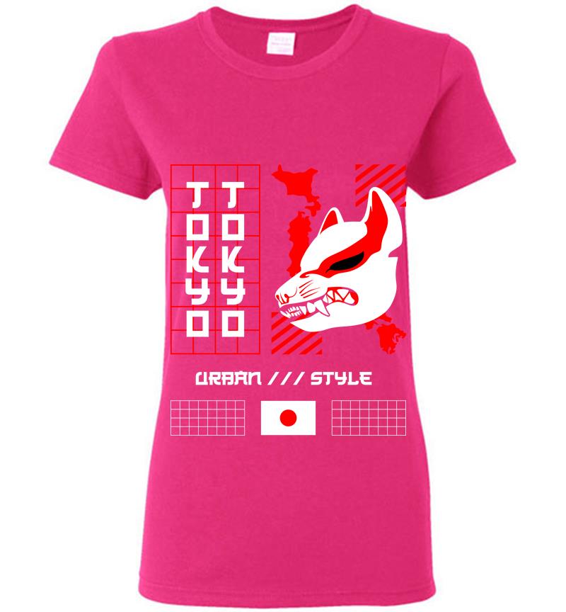 Inktee Store - Tokyo Urban Style Women T-Shirt Image