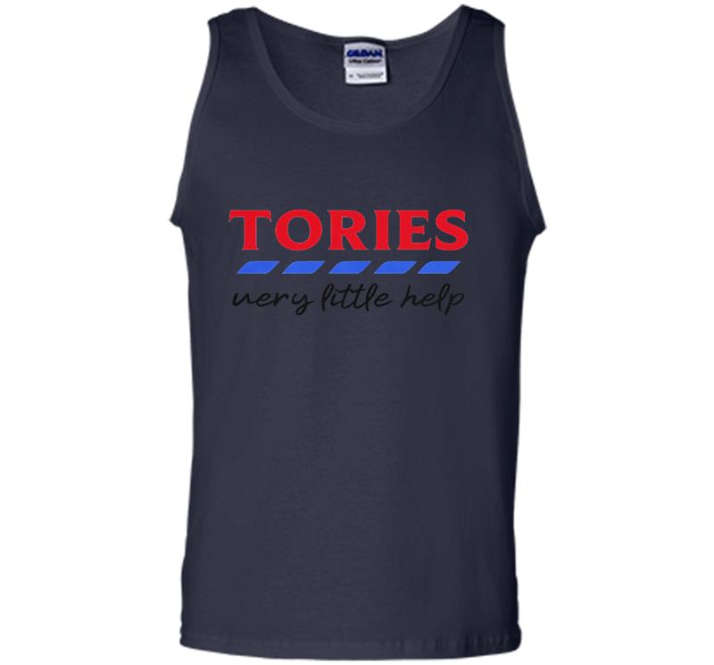 Inktee Store - Tories British Political Parties Very Little Help Mens Tank Top Image