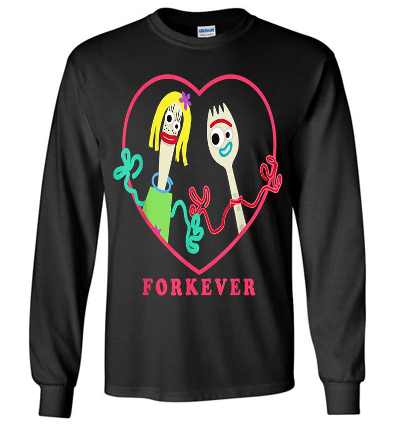 Toy Story 4 Forky And Girlfriend Forkever Valentine's Day Long Sleeve T-shirt
