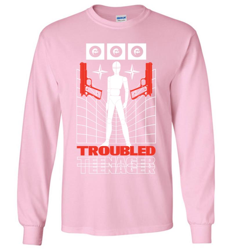 Inktee Store - Troubled Teenager 2 Long Sleeve T-Shirt Image
