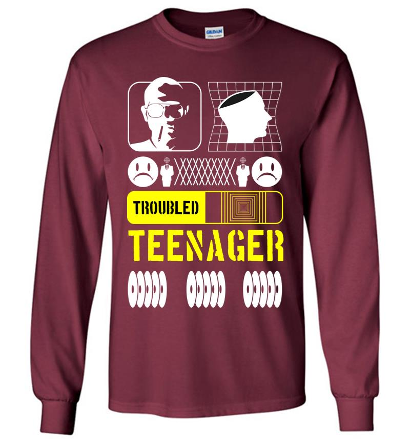 Inktee Store - Troubled Teenager Long Sleeve T-Shirt Image
