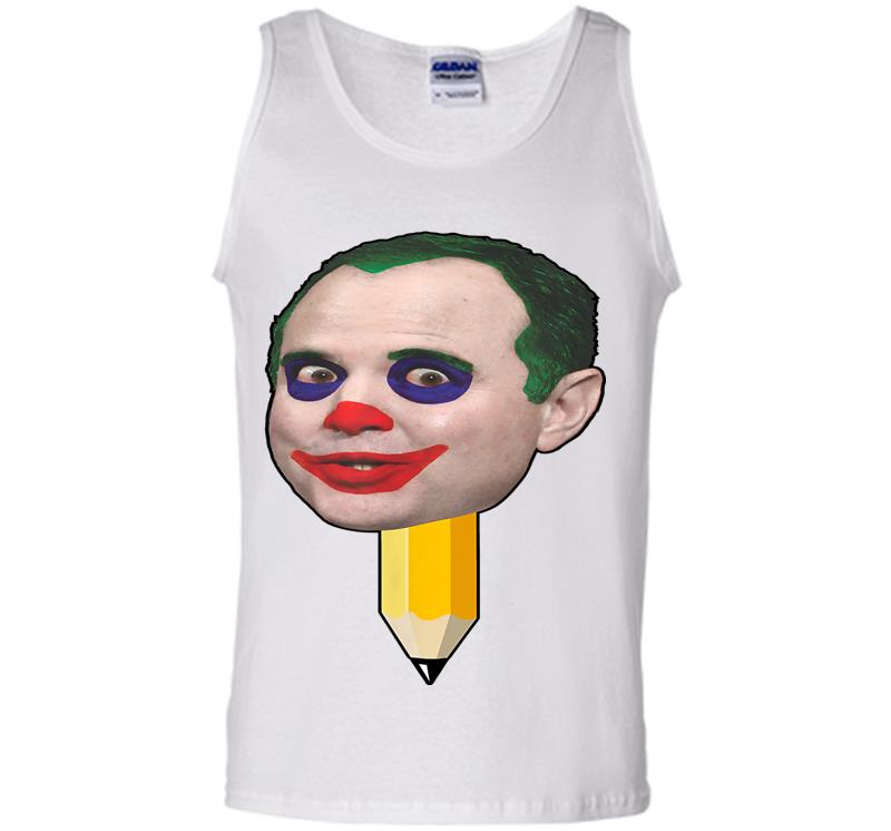 Inktee Store - Trump Supporter S Funny Clown Pencil Neck Adam Schiff Mens Tank Top Image