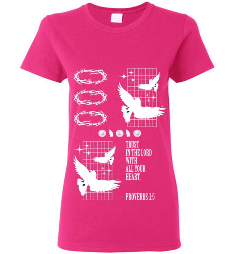 Inktee Store - Trust With All Your Heart Women T-Shirt Image