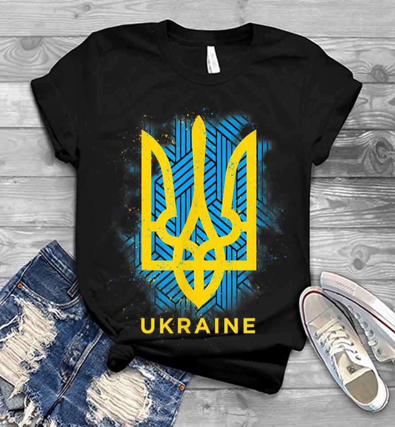 Ukraine Flag Symbol Men T-Shirt