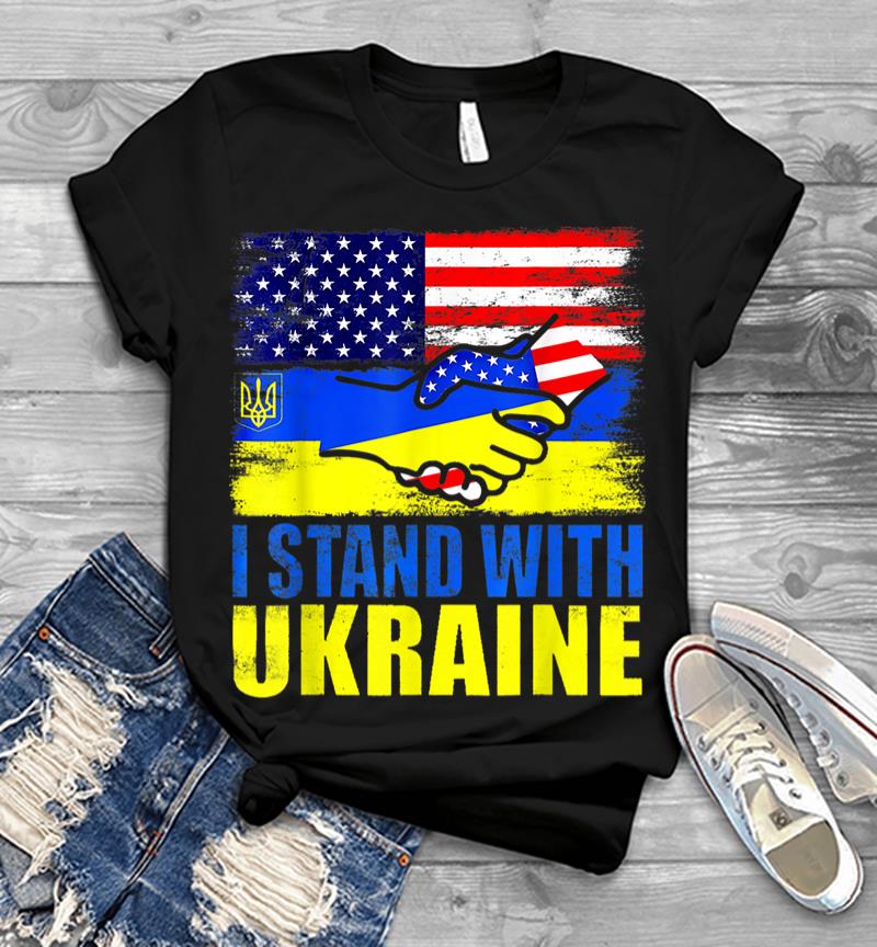 Ukraine I Stand With Ukraine Ukrainian Flag Support Men T-shirt