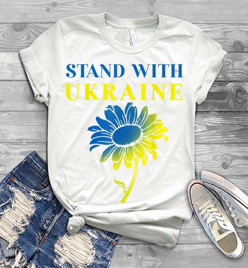Inktee Store - Ukraine Sunflower Men T-Shirt Image