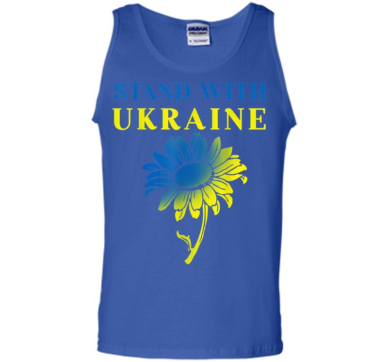 Inktee Store - Ukraine Sunflower Men Tank Top Image