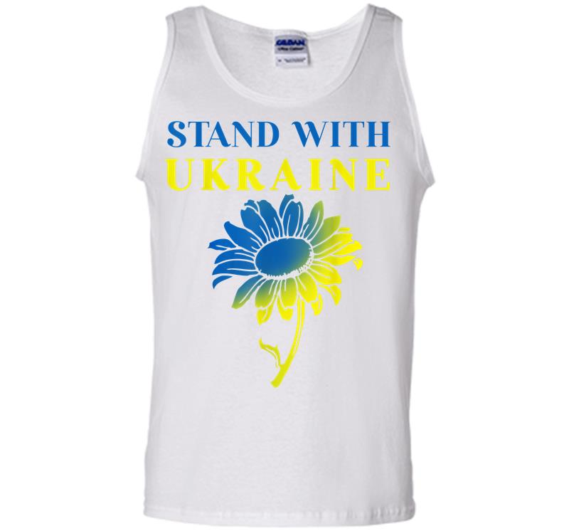 Inktee Store - Ukraine Sunflower Men Tank Top Image