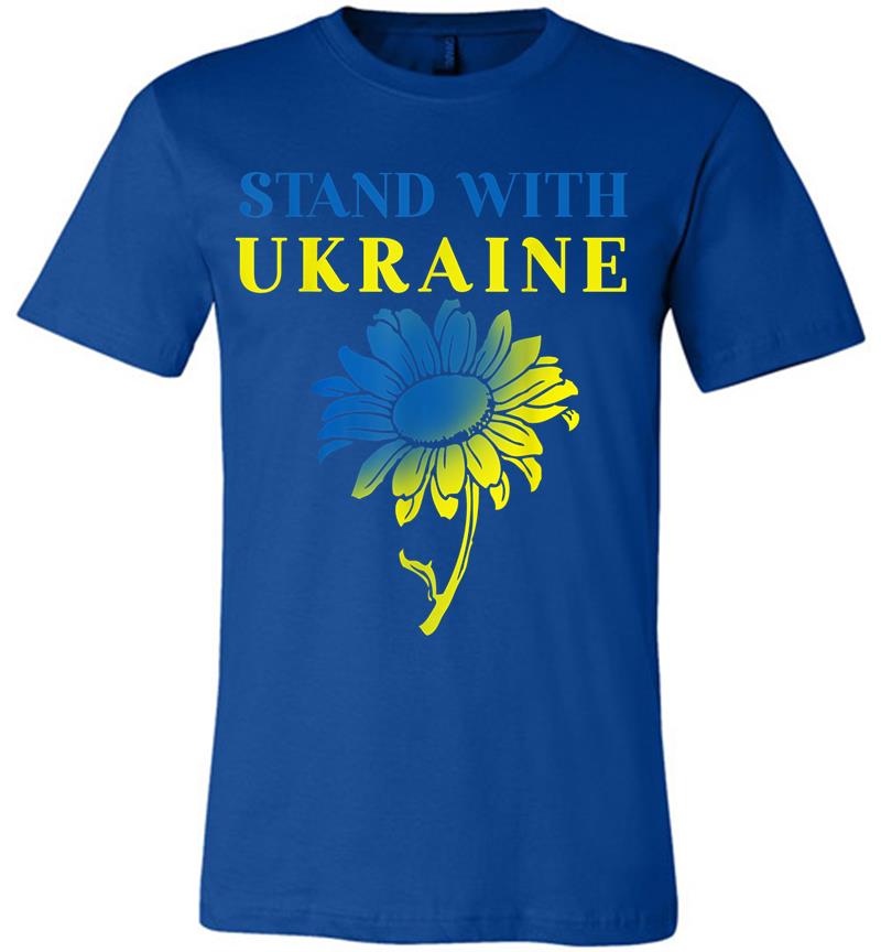 Inktee Store - Ukraine Sunflower Premium T-Shirt Image