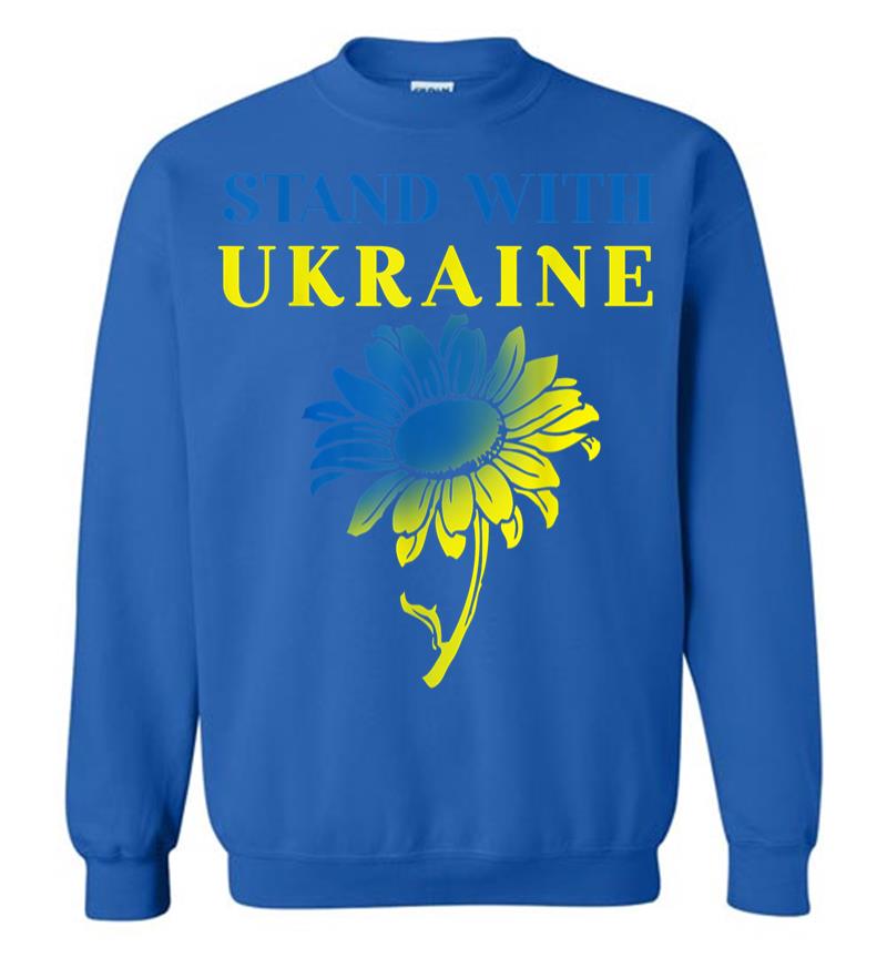Inktee Store - Ukraine Sunflower Sweatshirt Image