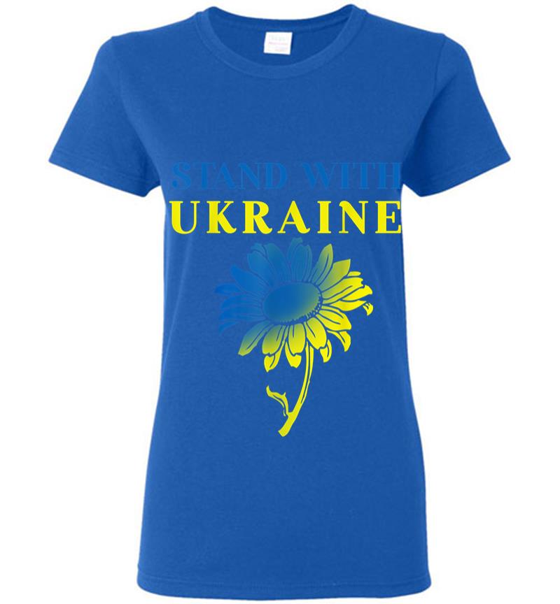 Inktee Store - Ukraine Sunflower Women T-Shirt Image