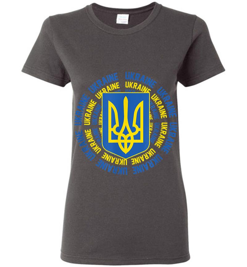 Inktee Store - Ukrainian Flag Vintage Heritage Women T-Shirt Image