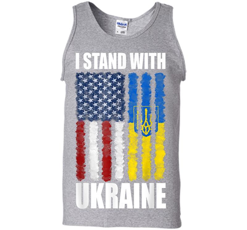 Inktee Store - Ukrainian - Lover I Stand With Ukraine Men Tank Top Image