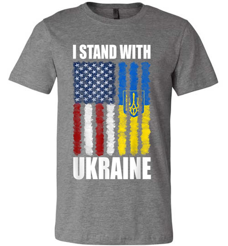 Inktee Store - Ukrainian - Lover I Stand With Ukraine Premium T-Shirt Image