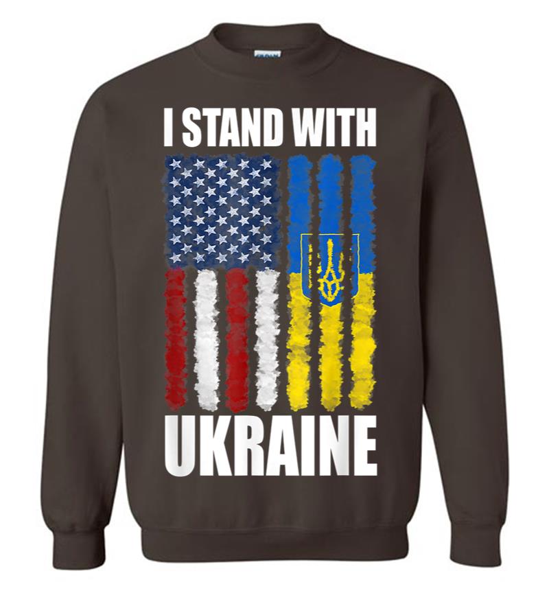 Inktee Store - Ukrainian - Lover I Stand With Ukraine Sweatshirt Image