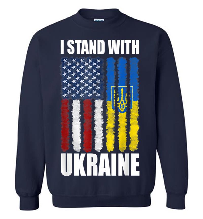 Inktee Store - Ukrainian - Lover I Stand With Ukraine Sweatshirt Image