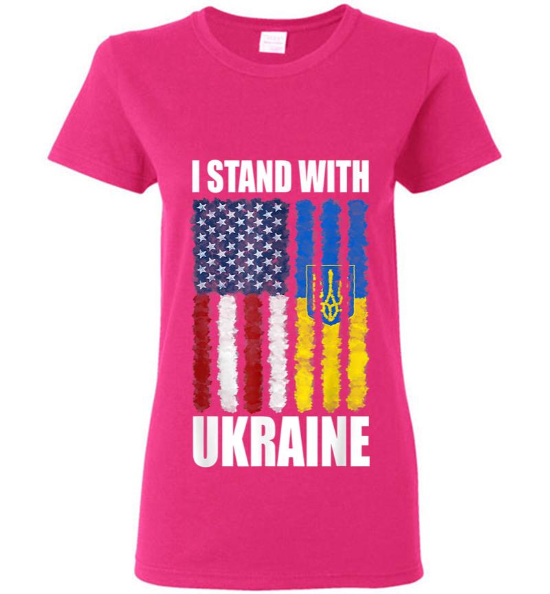 Inktee Store - Ukrainian - Lover I Stand With Ukraine Women T-Shirt Image