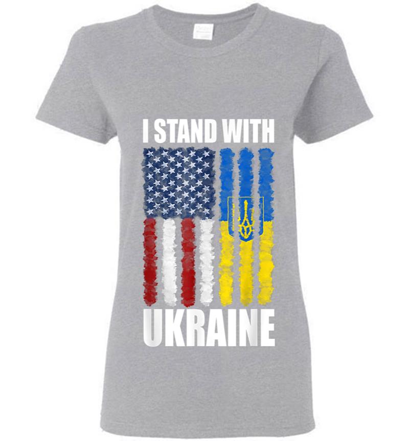 Inktee Store - Ukrainian - Lover I Stand With Ukraine Women T-Shirt Image