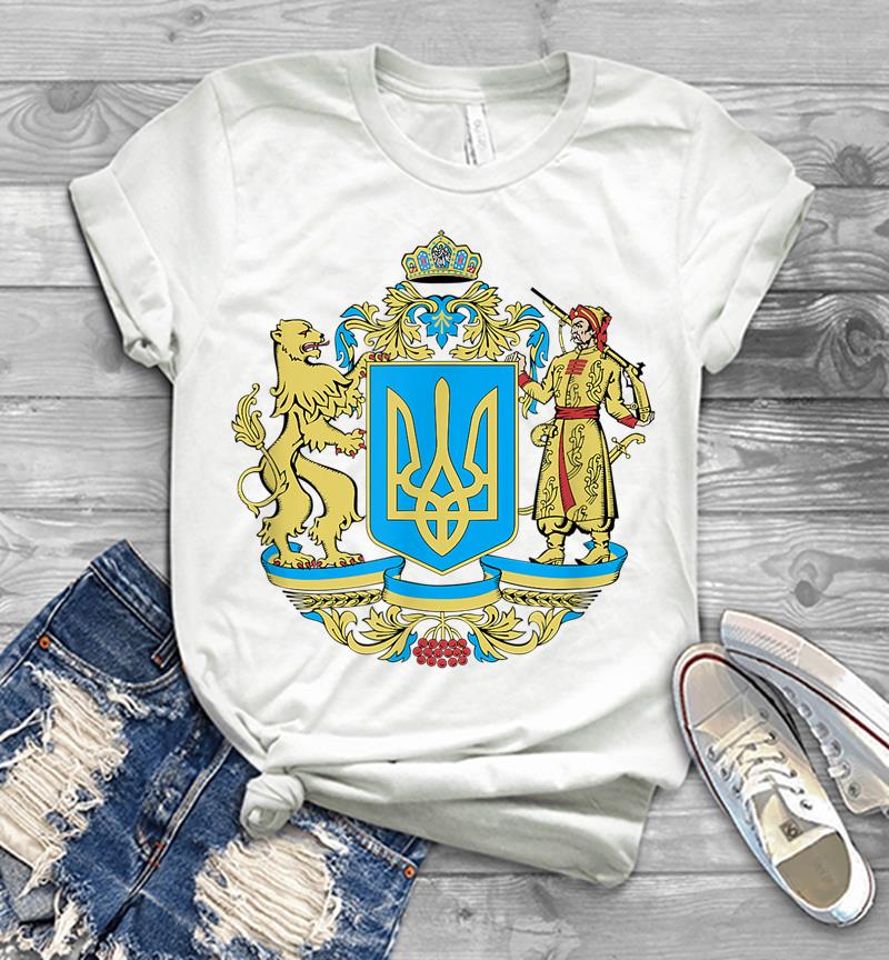 Inktee Store - Ukrainian Symbols Ukraine Flag Gift For Ukrainians Men T-Shirt Image