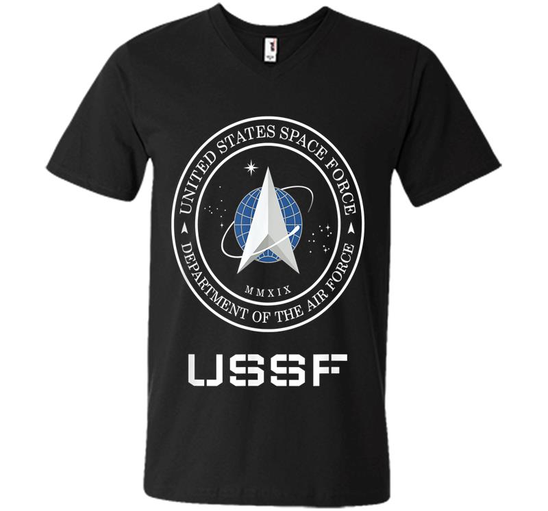 United States Space Force Ussf V-Neck T-Shirt