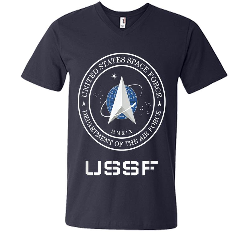 Inktee Store - United States Space Force Ussf V-Neck T-Shirt Image