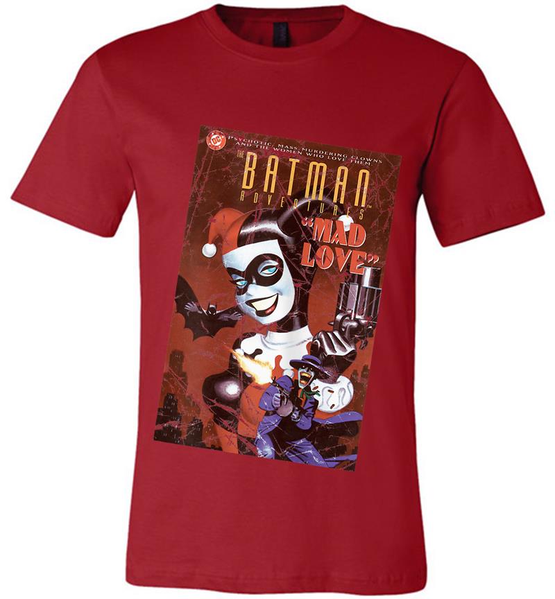 Inktee Store - Us Dc Harley Quinn Cover Mad Love Premium T-Shirt Image