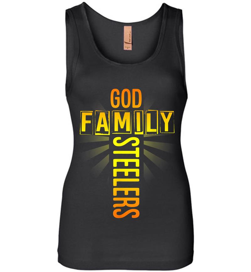 Valentine's Father's Day S God Family Slers Womens Jersey Tank Top