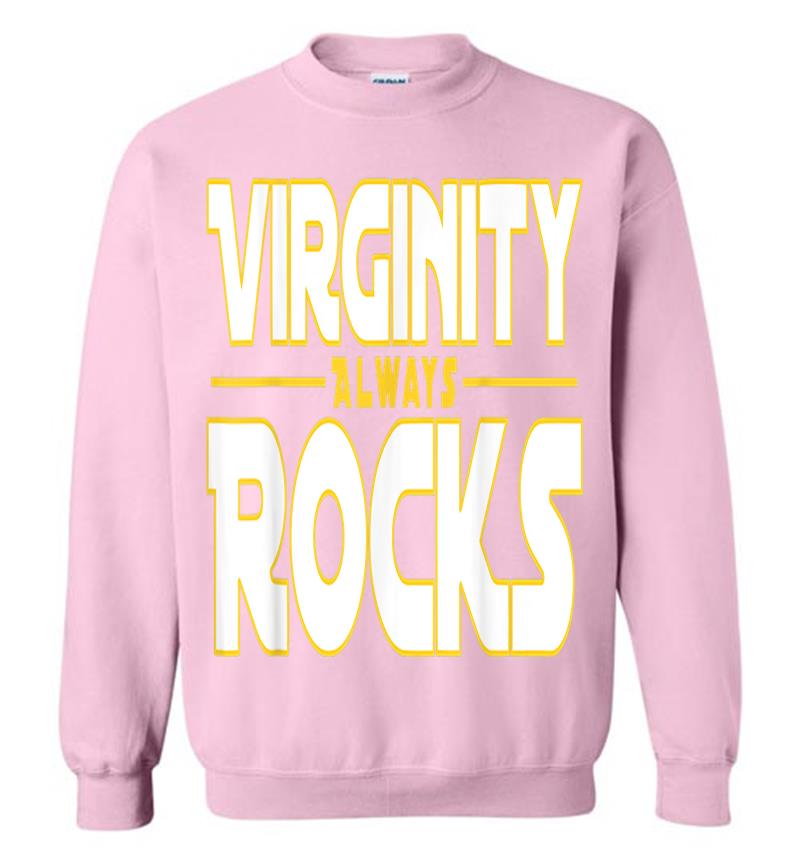 Inktee Store - Virginity Always Rocks No Sex Nerd Sweatshirt Image