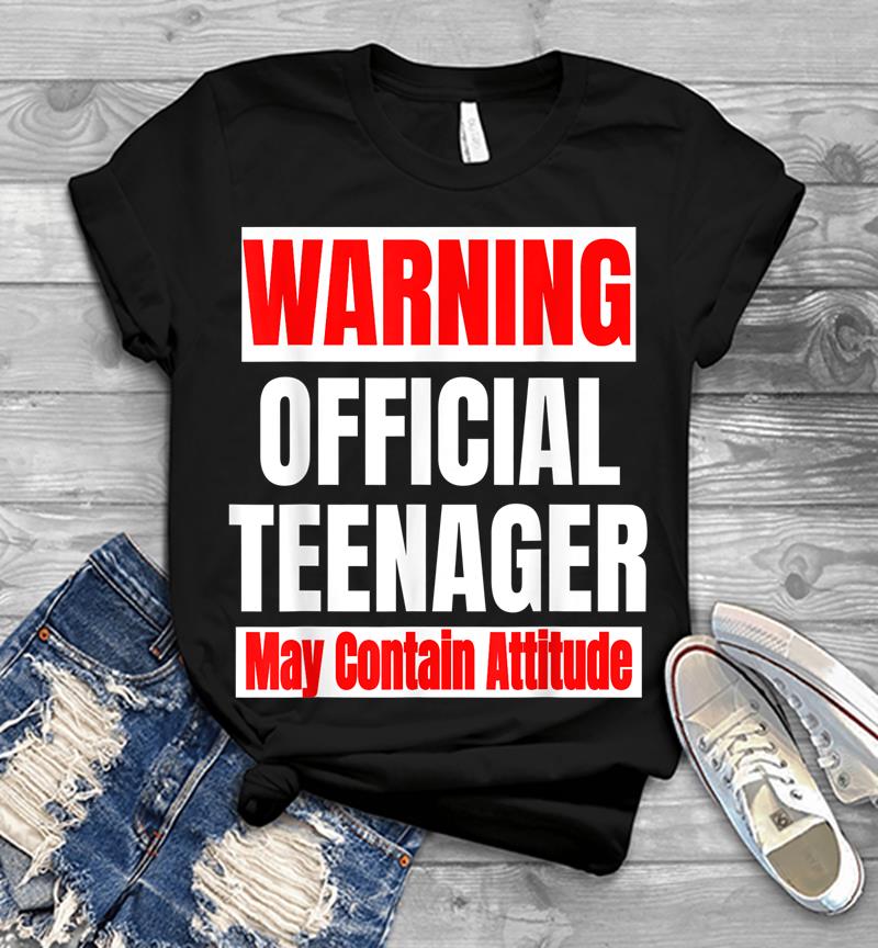 Warning Official Nager 13 Year Old Girl Birthday Mens T-shirt