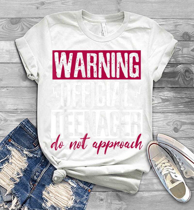 Inktee Store - Warning Official Nager 13 Years Old Mens T-Shirt Image