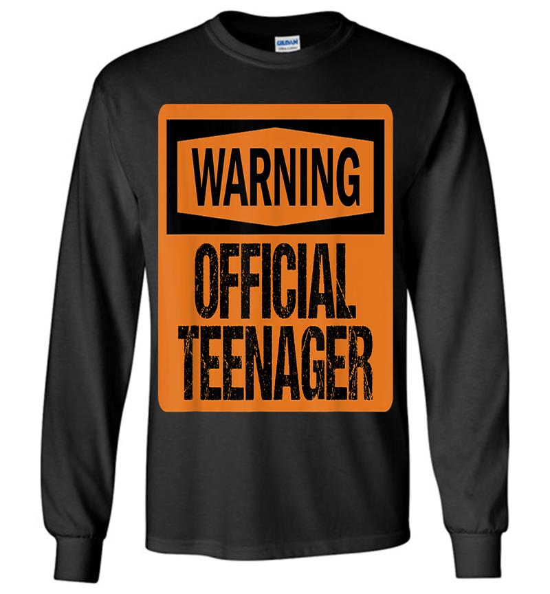 Warning Official Nager For New Ns Turning Thirn Long Sleeve T-shirt