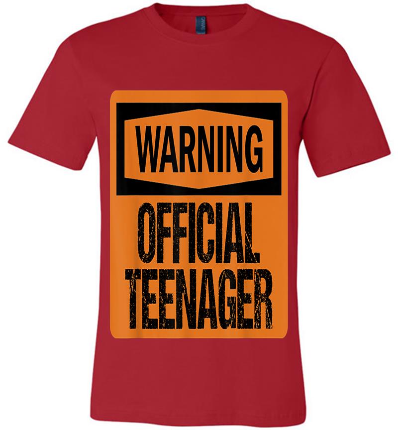 Inktee Store - Warning Official Nager For New Ns Turning Thirn Premium T-Shirt Image