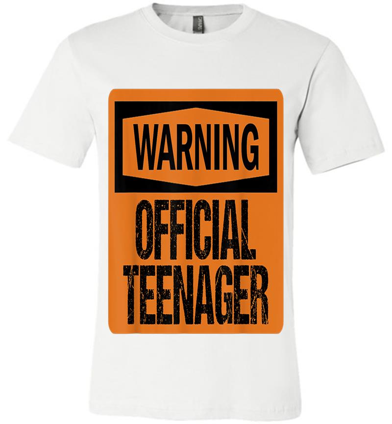 Inktee Store - Warning Official Nager For New Ns Turning Thirn Premium T-Shirt Image