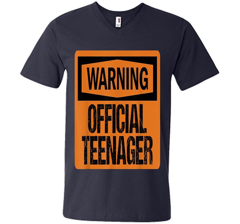 Inktee Store - Warning Official Nager For New Ns Turning Thirn V-Neck T-Shirt Image