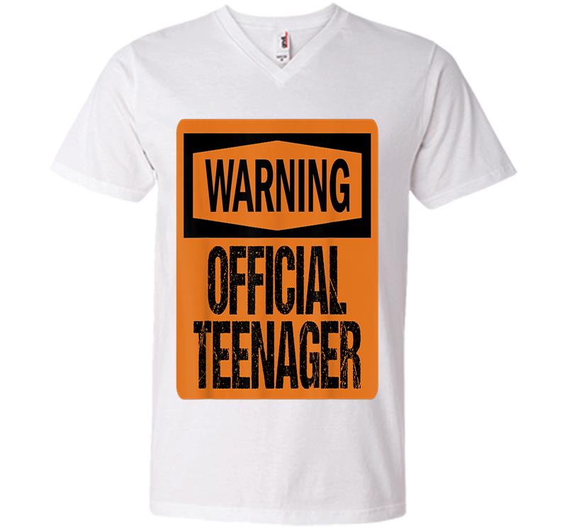 Inktee Store - Warning Official Nager For New Ns Turning Thirn V-Neck T-Shirt Image