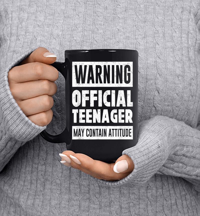 Warning Official Nager May Contain Attitude Funny 13th Mug