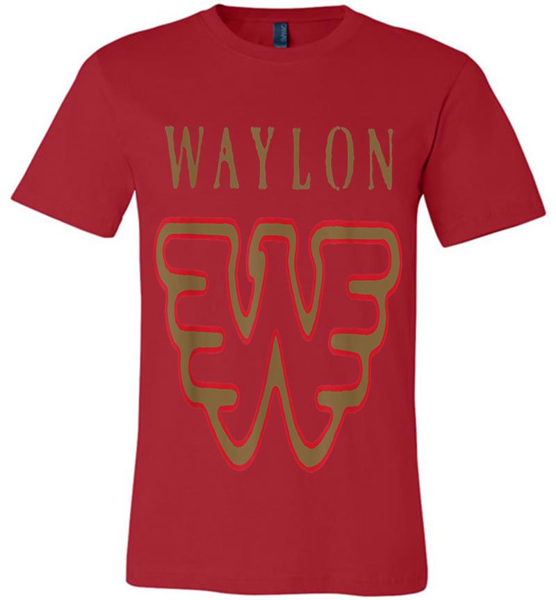 Waylon Jennings Flying W Logo - Official Merch Premium T-shirt - Inktee ...