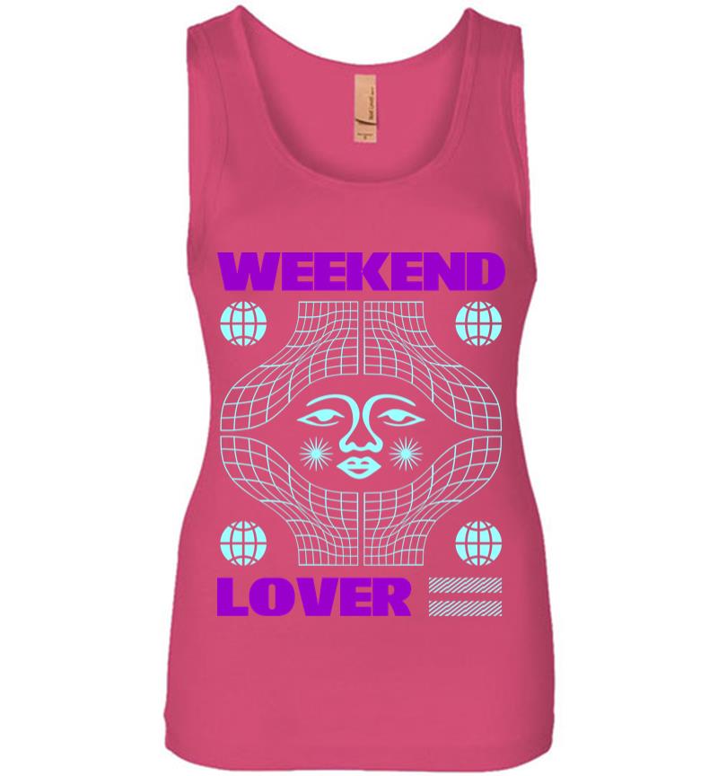 Inktee Store - Weekend Lover Women Jersey Tank Top Image