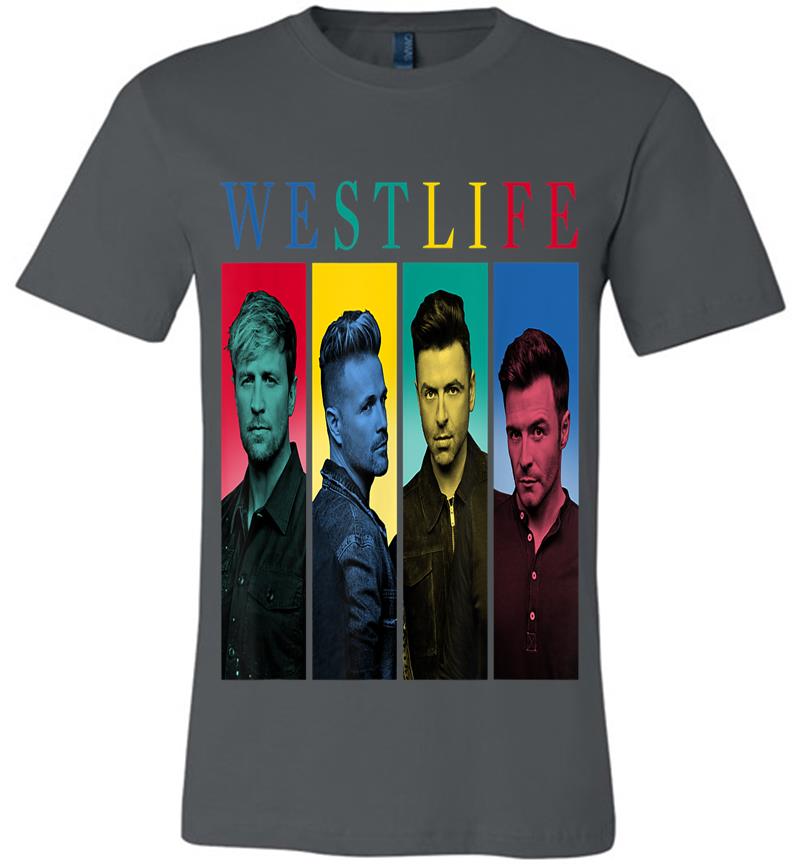Westlife Official Coloured Headed Premium T-Shirt