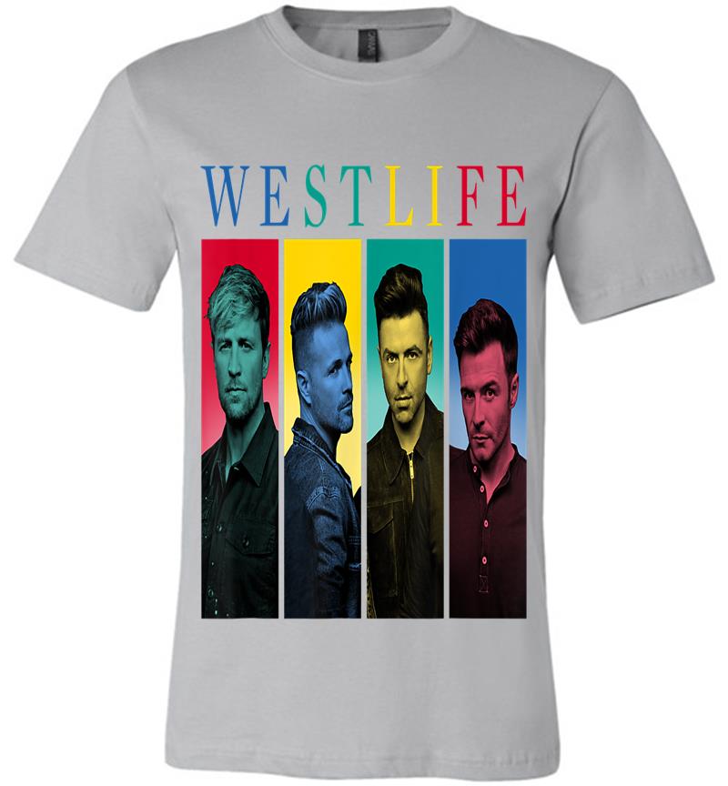 Inktee Store - Westlife Official Coloured Headed Premium T-Shirt Image