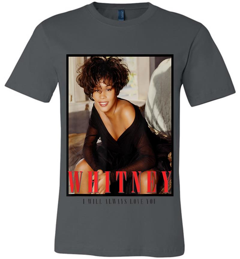 Whitney Houston Official Always Love You Portrait Premium T-Shirt
