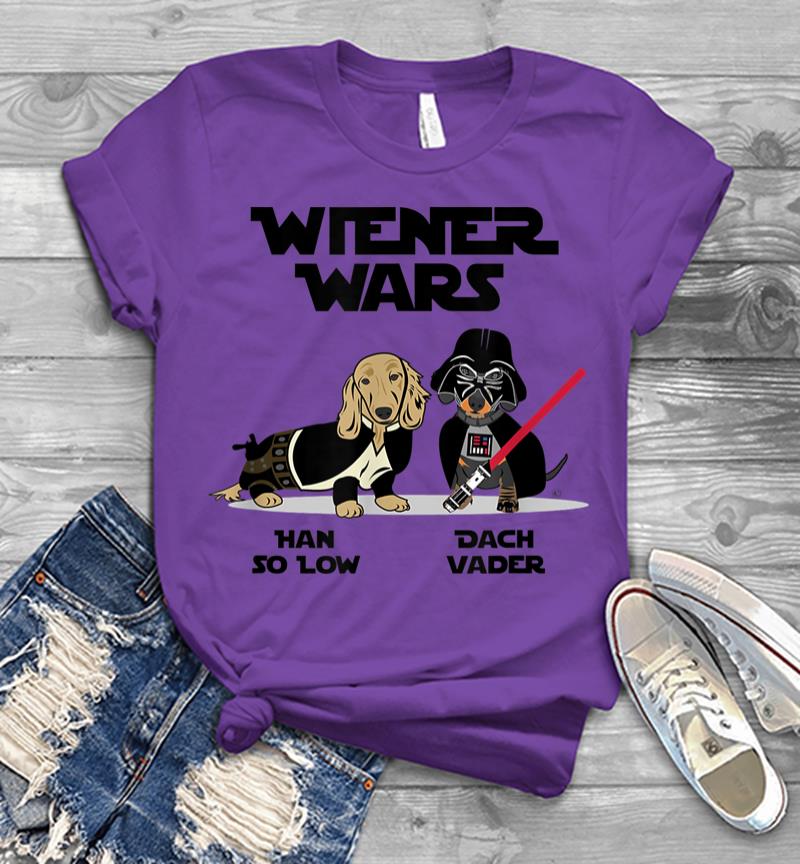 Inktee Store - Wiener Wars Funny Dachshund Men T-Shirt Image