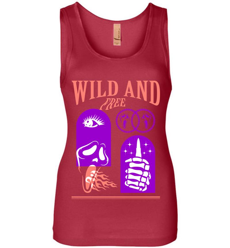 Inktee Store - Wild And Free 2 Women Jersey Tank Top Image