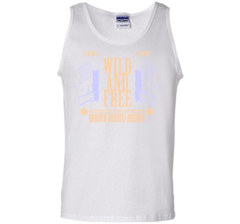 Inktee Store - Wild And Free Men Tank Top Image